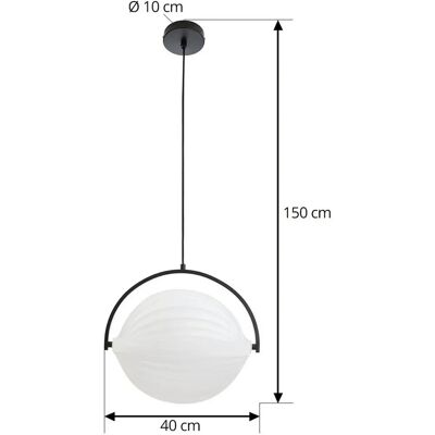 Lampe suspendue blanche Helva de Lucande - Luminaire en fer réglable Lampe suspendue blanche Helva de Lucande - Luminaire en fer réglable