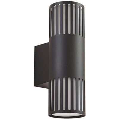 Lindby Aplique de exterior - Lurinda - Negro - Exterior, 2 luces, IP44 Lindby Aplique de exterior - Lurinda - Negro - Exterior, 2 luces, IP44