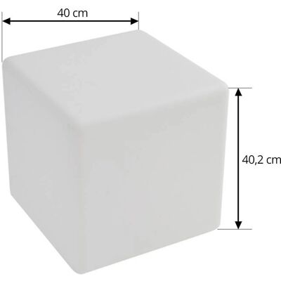 Lindby Hvid Plastkube Udendørs LED-Lampe - Udendørs LED-Lampe Lindby Hvid Plastkube Udendørs LED-Lampe - Udendørs LED-Lampe