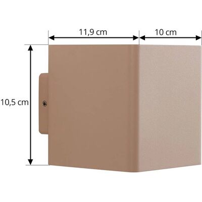 Lucande Vägglampa Aaron Vit Aluminium - Utomhus LED-lampa - Modern Design - IP54 Lucande Vägglampa Aaron Vit Aluminium - Utomhus LED-lampa - Modern Design - IP54