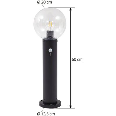 Lindby Utomhuslampa Dangan - Transparent Glas - Rörelsesensor - 60cm - Utomhusbelysning Lindby Utomhuslampa Dangan - Transparent Glas - Rörelsesensor - 60cm - Utomhusbelysning