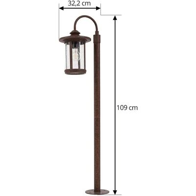 Lindby Außenlampe Zayn - Braun - IP65 Wasserdicht Lindby Außenlampe Zayn - Braun - IP65 Wasserdicht