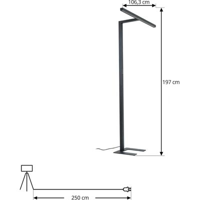 Lampa LED Czarna Jolinda od Arcchio - Lampa Lampa LED Czarna Jolinda od Arcchio - Lampa