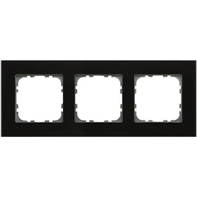 MDT Technologien 3-fach Glasrahmen für 55 mm Programme - Schwarz - Elektrischer Rahmen MDT Technologien 3-fach Glasrahmen für 55 mm Programme - Schwarz - Elektrischer Rahmen