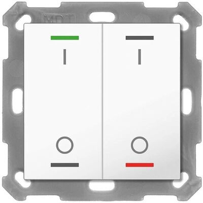 MDT Lichtschalter 55 2-Gang RGBW - Lichtschalter MDT Lichtschalter 55 2-Gang RGBW - Lichtschalter