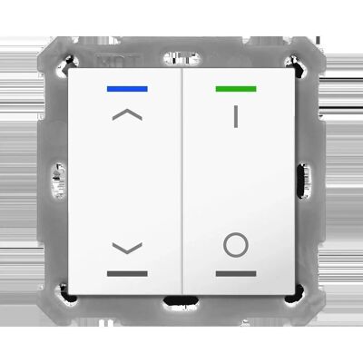 MDT Weiß RGBW 2-Tasten Lichtschalter - Schalter/Knöpfe MDT Weiß RGBW 2-Tasten Lichtschalter - Schalter/Knöpfe
