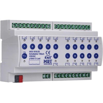 MDT Technologien 16-Kanal KNX Schaltaktor - C-Last 16A MDT Technologien 16-Kanal KNX Schaltaktor - C-Last 16A