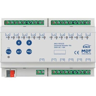 MDT Universalaktor AKU-1616.03 - 16-Kanal-Relaismodul MDT Universalaktor AKU-1616.03 - 16-Kanal-Relaismodul