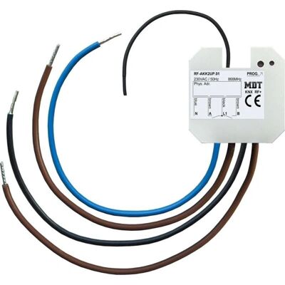 MDT Marke RF-AKK2UP.01 - 2-Kanal Funk Schaltaktor - Schaltgerät MDT Marke RF-AKK2UP.01 - 2-Kanal Funk Schaltaktor - Schaltgerät