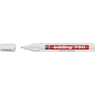 Kaiserkraft Weiß Edding 750 Lackmarker - Marker für Glas, Kunststoff, Holz, Metall Kaiserkraft Weiß Edding 750 Lackmarker - Marker für Glas, Kunststoff, Holz, Metall