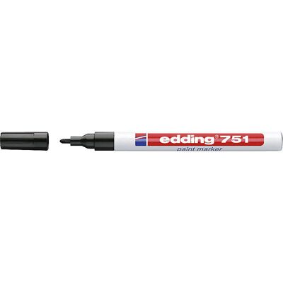 Kaiserkraft Edding 751 Marker - Schwarz - 1-2mm - 10 Stück Kaiserkraft Edding 751 Marker - Schwarz - 1-2mm - 10 Stück