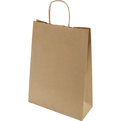 Ratioform Geschenktasche - Kraftpapier, braun, 320x230x100 mm - Geschenktaschen Ratioform Geschenktasche - Kraftpapier, braun, 320x230x100 mm - Geschenktaschen