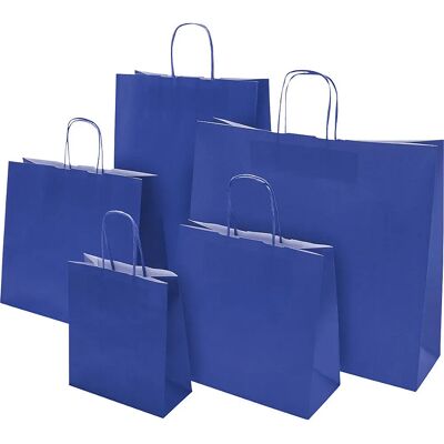 Kaiser+Kraft Blaue Papiertragetasche FRESH - Geschenkbeutel, 320x130x280mm Kaiser+Kraft Blaue Papiertragetasche FRESH - Geschenkbeutel, 320x130x280mm