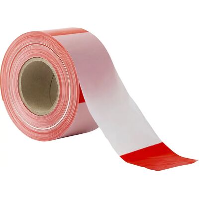 Fita de advertência Kaiserkraft - Vermelha/Branca - 80mm x 500m - Resistente e Durável Fita de advertência Kaiserkraft - Vermelha/Branca - 80mm x 500m - Resistente e Durável