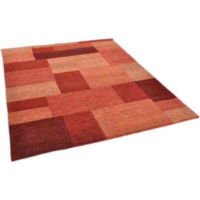 THEKO Dalas Wollteppich - Rechteckig, 60x90 cm, Patchwork-Design THEKO Dalas Wollteppich - Rechteckig, 60x90 cm, Patchwork-Design