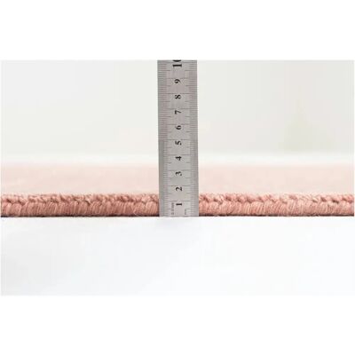 THEKO Holi Wollteppich - 60x90cm, Rosa, Handgewebt, 13mm - Teppich THEKO Holi Wollteppich - 60x90cm, Rosa, Handgewebt, 13mm - Teppich