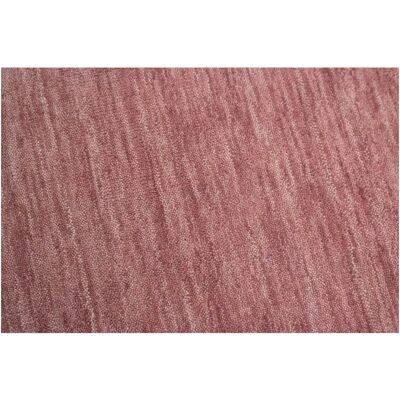 THEKO Handgewebter Wollteppich Pink - Teppich THEKO Handgewebter Wollteppich Pink - Teppich
