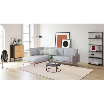 THEKO Handgewebter Wollteppich Phalguna - 90x160 cm - Uni-Farbe THEKO Handgewebter Wollteppich Phalguna - 90x160 cm - Uni-Farbe