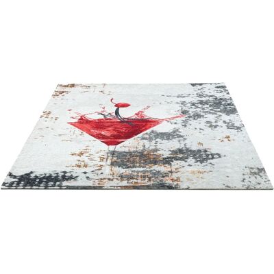 SANSIBAR Keitum 014 Teppich - Bunt Polyester, 60x90cm SANSIBAR Keitum 014 Teppich - Bunt Polyester, 60x90cm