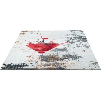 SANSIBAR Keitum 014 Teppich - Totenkopf & gekreuzte Säbel - 160x230cm SANSIBAR Keitum 014 Teppich - Totenkopf & gekreuzte Säbel - 160x230cm