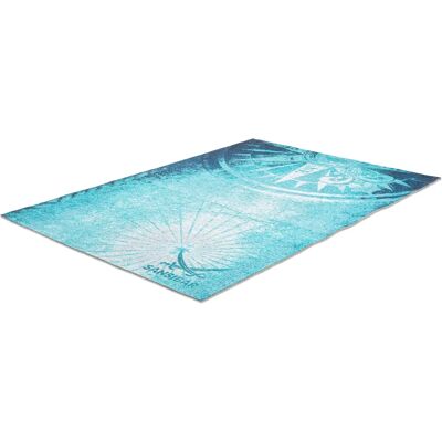 SANSIBAR Blau Keitum 011 Teppich - Modernes Kompassmuster SANSIBAR Blau Keitum 011 Teppich - Modernes Kompassmuster