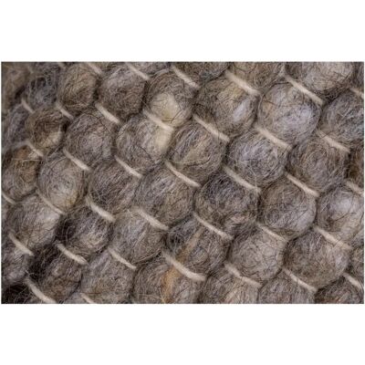 Sansibar Hörnum Wollteppich - Handgewebt, 140x200cm, Braun - Wohnzimmer Sansibar Hörnum Wollteppich - Handgewebt, 140x200cm, Braun - Wohnzimmer