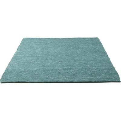 SANSIBAR Wollteppich - Petrol - 70x140cm - Handgewebter Wollteppich SANSIBAR Wollteppich - Petrol - 70x140cm - Handgewebter Wollteppich