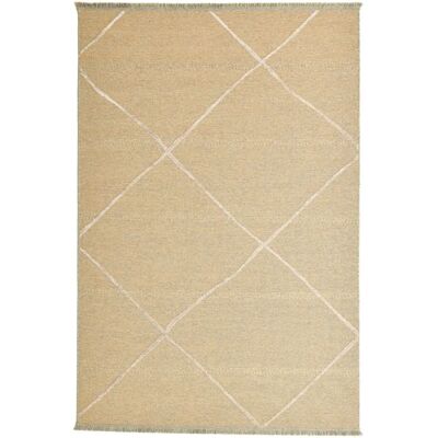 SANSIBAR Braderup Naturwoll Viskose Teppich - 120x170cm - Modern Skandinavisches Design SANSIBAR Braderup Naturwoll Viskose Teppich - 120x170cm - Modern Skandinavisches Design