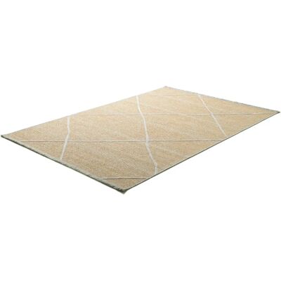 SANSIBAR Braderup Woll- & Viskoserteppich - Rauten Muster - 160x230cm - Skandinavisches Design SANSIBAR Braderup Woll- & Viskoserteppich - Rauten Muster - 160x230cm - Skandinavisches Design