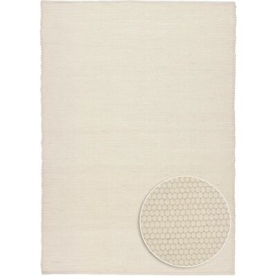 THEKO Beiger Wollteppich - Handgewebt, 170x240cm, 12mm - Teppich THEKO Beiger Wollteppich - Handgewebt, 170x240cm, 12mm - Teppich