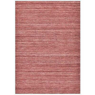 THEKO Pure UNI Wollteppich - Handgewebt, Rot, 140x200cm THEKO Pure UNI Wollteppich - Handgewebt, Rot, 140x200cm