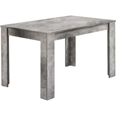 BYLIVING Nepal Grauer Esstisch - Rechteckig - 80x80x75cm BYLIVING Nepal Grauer Esstisch - Rechteckig - 80x80x75cm