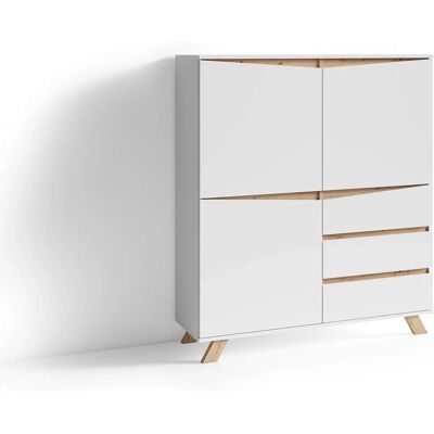 byLIVING Valentin Skandinavisches Weiß Sideboard byLIVING Valentin Skandinavisches Weiß Sideboard