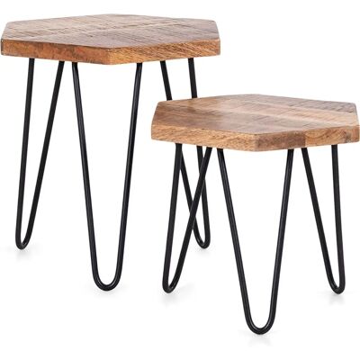 byLIVING Elea Beistelltisch - FSC Holz - 45x40x40cm byLIVING Elea Beistelltisch - FSC Holz - 45x40x40cm