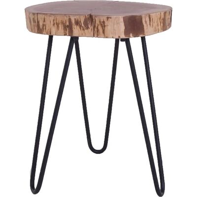 byLIVING Nasti Rund Beistelltisch - Massivholz & Metall byLIVING Nasti Rund Beistelltisch - Massivholz & Metall