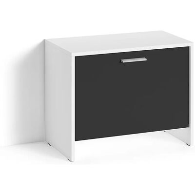 byLiving Schuhschrank - FSC-Holz - 60x48x35cm - Weiß-Schwarz - Schuhschrank byLiving Schuhschrank - FSC-Holz - 60x48x35cm - Weiß-Schwarz - Schuhschrank
