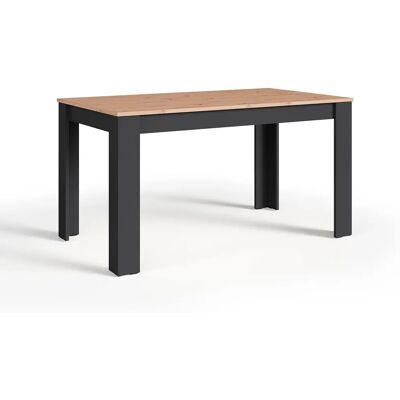 BYLIVING Nori Esstisch in Anthrazit - Küche im Eiche-Look BYLIVING Nori Esstisch in Anthrazit - Küche im Eiche-Look