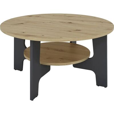 ByLiving Kompakter Runder Couchtisch - Rund Couchtisch ByLiving Kompakter Runder Couchtisch - Rund Couchtisch