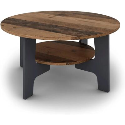 Dunkelbrauner Couchtisch D 80 - Couchtisch Dunkelbrauner Couchtisch D 80 - Couchtisch