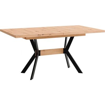 byLIVING Bremen Ausziehbarer Esstisch - Schwarz / Artisan Eiche - 160-200cm byLIVING Bremen Ausziehbarer Esstisch - Schwarz / Artisan Eiche - 160-200cm