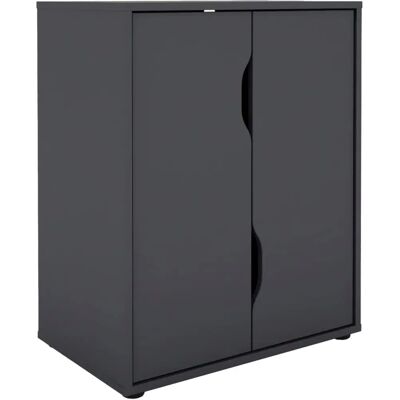 BYLIVING Bern Aktenschrank - 60cm, Anthrazit, Modernes Design BYLIVING Bern Aktenschrank - 60cm, Anthrazit, Modernes Design