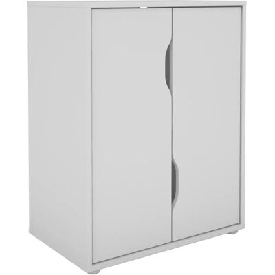 BYLIVING Bern Aktenregal - 2 Schubladen, Weiß, 60cm breit BYLIVING Bern Aktenregal - 2 Schubladen, Weiß, 60cm breit