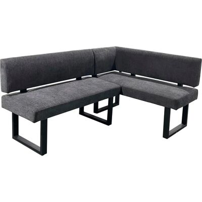 BYLIVING Vancouver Eckbank - Gepolstert, 180cm, anthrazit, mit Stauraum BYLIVING Vancouver Eckbank - Gepolstert, 180cm, anthrazit, mit Stauraum