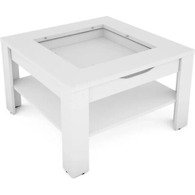 byLIVING Couchtisch mit Glaseinlage & Schublade - Couchtisch byLIVING Couchtisch mit Glaseinlage & Schublade - Couchtisch