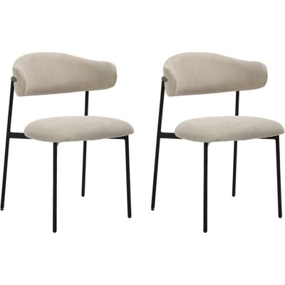 byLIVING Jersey 2er-Set - Webstoff Esszimmerstuhl byLIVING Jersey 2er-Set - Webstoff Esszimmerstuhl