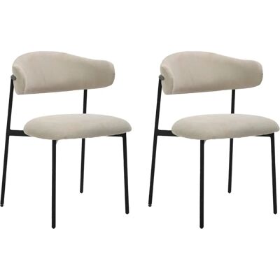 byLIVING Jersey 2er-Set - Webstoff Esszimmerstuhl byLIVING Jersey 2er-Set - Webstoff Esszimmerstuhl