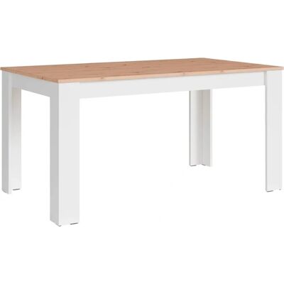 BYLIVING Nori - Weiß Rechteckiger Esstisch - 160cm BYLIVING Nori - Weiß Rechteckiger Esstisch - 160cm