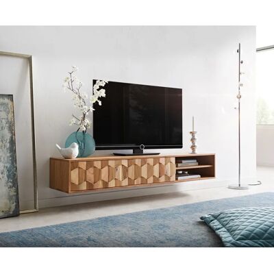 DELIFE Akazie Natur 160cm Wandtv-Möbel DELIFE Akazie Natur 160cm Wandtv-Möbel