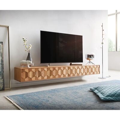 DELIFE Lowboard Fevo 220 cm Akazie Natur - TV Lowboard DELIFE Lowboard Fevo 220 cm Akazie Natur - TV Lowboard