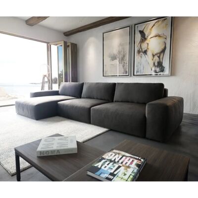 DELIFE Lanzo XL Ecksofa Vintage Kunstleder - Ecksofa DELIFE Lanzo XL Ecksofa Vintage Kunstleder - Ecksofa